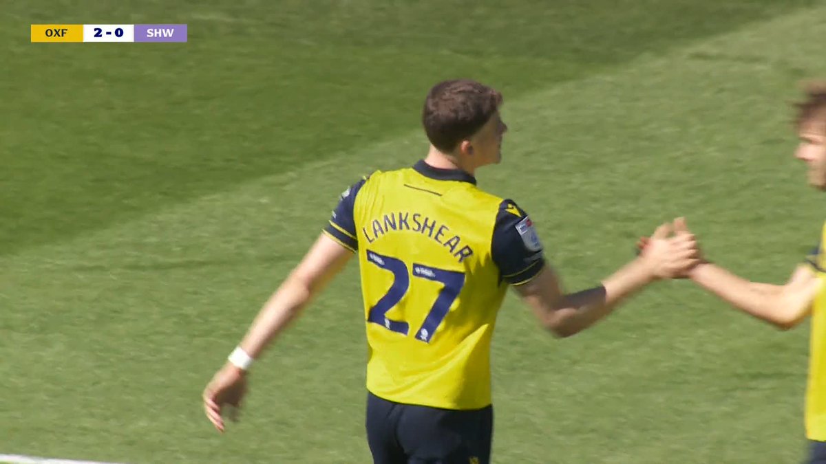 What an effort from Will Lankshear! 🥶 The forward will return to parent club Spurs at the end of the season following his loan spell with relegated Oxford United