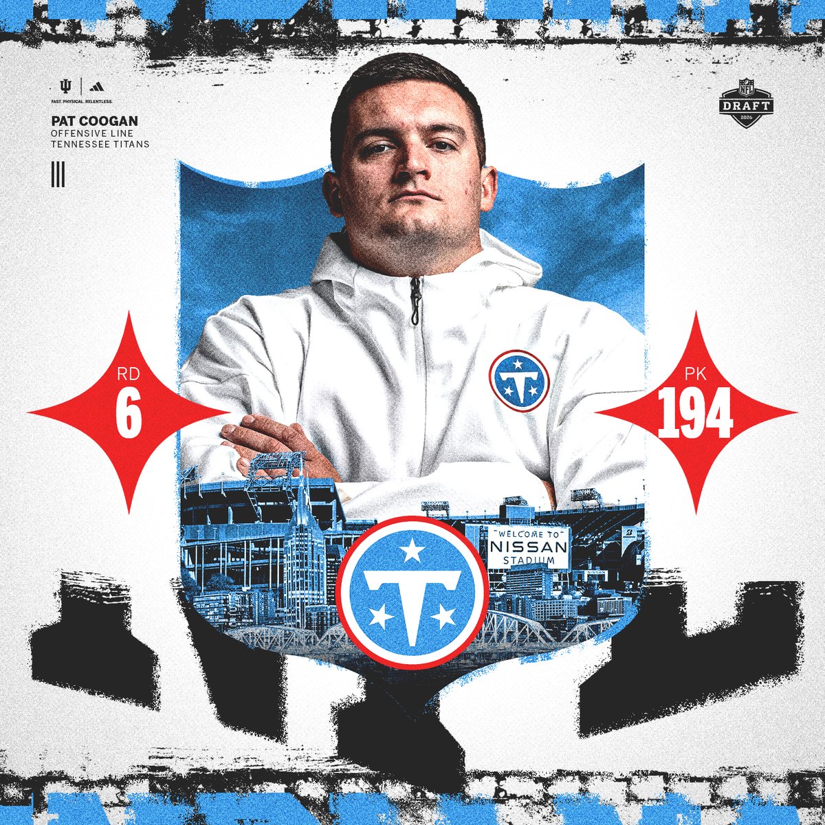 Offensive anchor headed to Tennessee. #ProIU | 📺 2026 #NFLDraft – April 23-25 on NFL Network/ESPN/ABC.