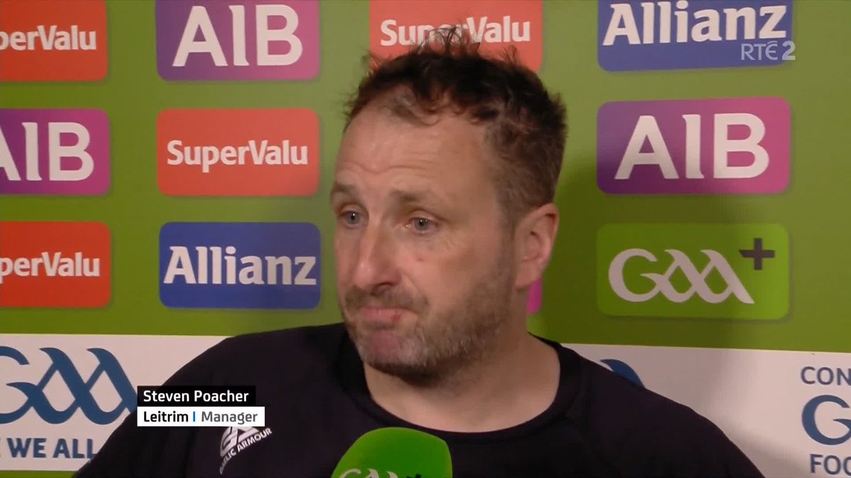 ‘The disrespect towards Leitrim coming into this game was absolutely scandalous’ – Leitrim manager Steven Poacher on a positive showing against Galway