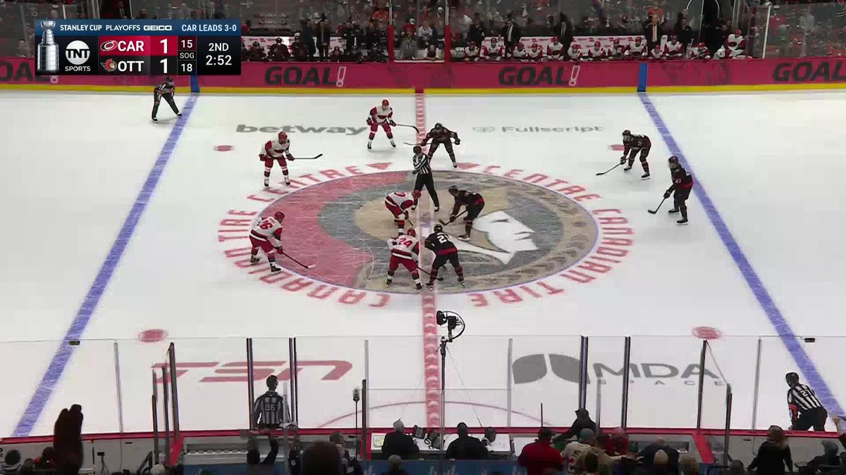 THE. OTTAWA. SENATORS. HAVE. SCORED. A. POWER. PLAY. GOAL!!!!!! 🚨 FIRST OF THE SERIES AND IT'S TIED! 🔥