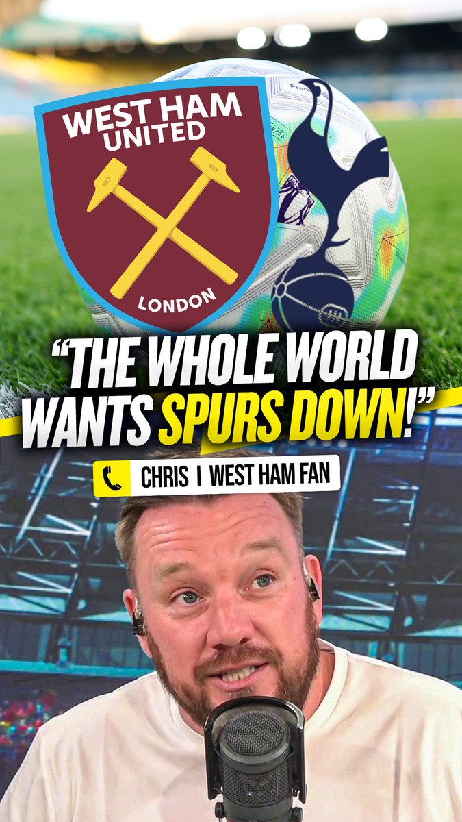 🌎 West Ham fan: "The whole world wants Spurs to go down!" 🤷♂️ O'Hara: "That's because Spurs are a big club and West Ham ain't!" Jamie O'Hara got into a hilarious clash with a #WHUFC fan over his club's relegation battle with #THFC! 😅🔥