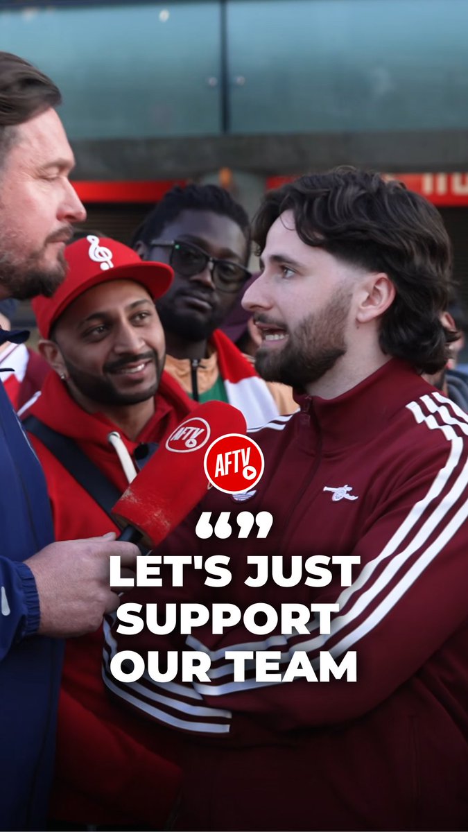 We need to support our team! ✊ #FanCams #Arsenal #AFTV