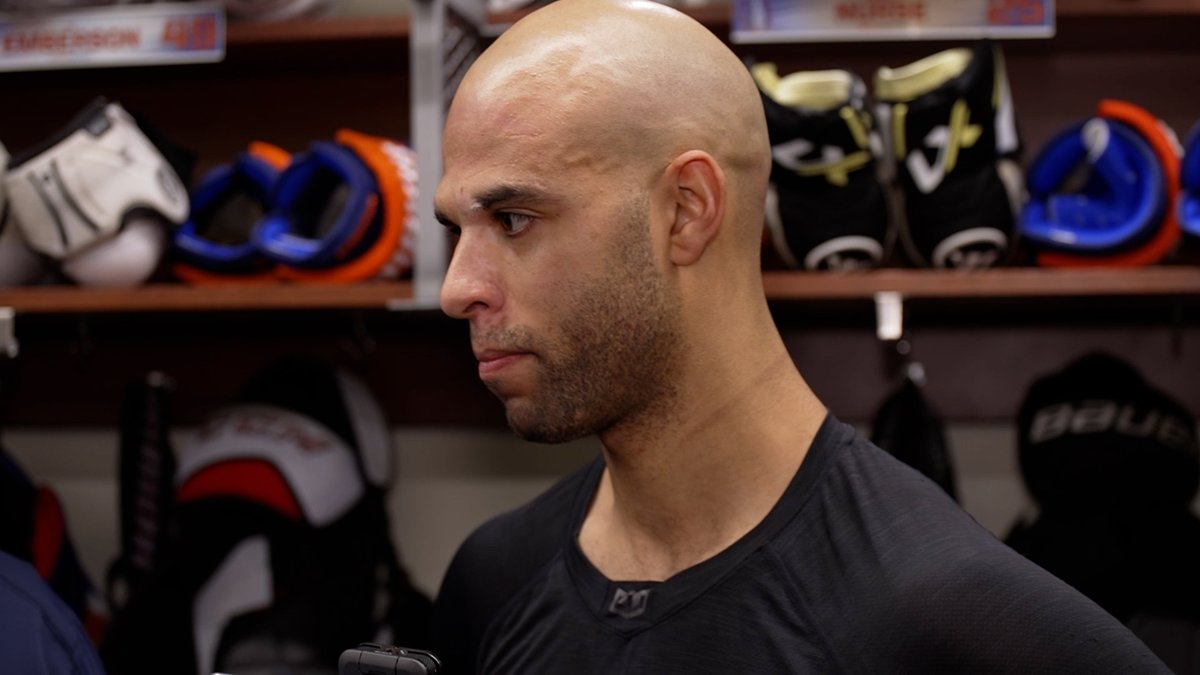 "Our group is just calm all the time & we're ready for each moment. We've faced adversity & been able to overcome it... Important game for us tomorrow." Darnell Nurse shares his thoughts on the #Oilers facing a 2-1 deficit. Enterprise | #LetsGoOilers