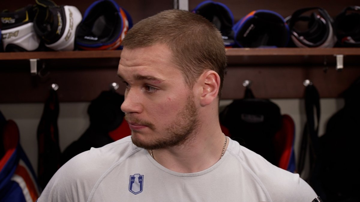 "Don't let them have free ice & control the puck too much. They're a skilled team & want to play with the puck so bad. That's why we should play simple, strong & fast." Vasily Podkolzin shares his thoughts on the #Oilers shutting down the Ducks. Enterprise | #LetsGoOilers
