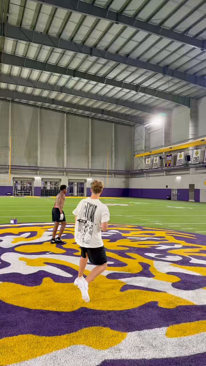 Offseason work with Knox Kiffin