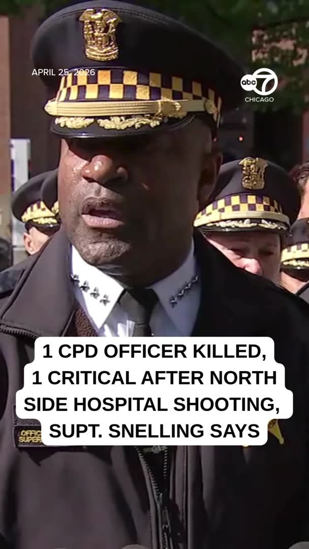 CPD Supt. Larry Snelling confirmed one officer has died and another remains in critical condition after a North Side hospital shooting.