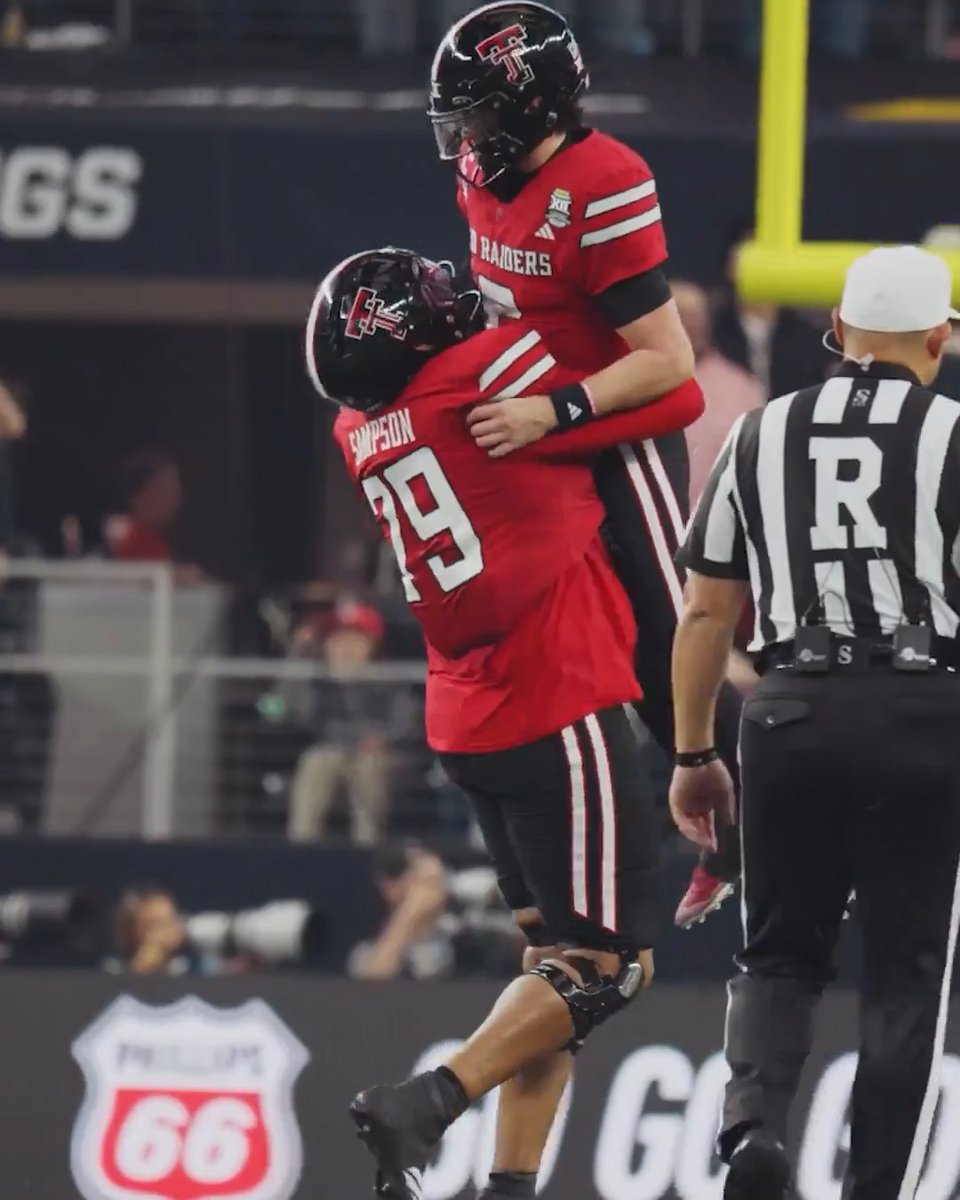 Led us to our first Big 12 title and became the first Red Raider QB drafted since Patrick Mahomes. What a legacy. Congrats, Behren MorŦon🌵!