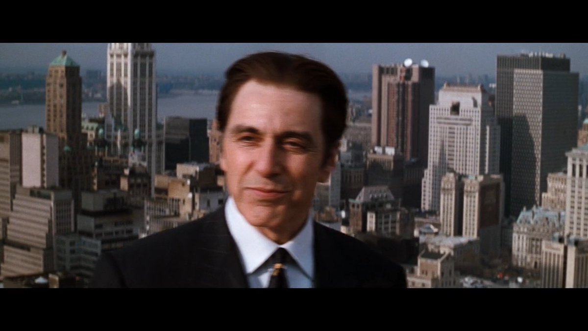 Evening viewing recommendation? On Criterion Channel, don't miss THE DEVIL'S ADVOCATE (1997) in our Corporate Thrillers collection before it leaves at the end of the month! A diabolical performance from Al Pacino lights up this operatically over-the-top legal thriller with a supernatural twist.