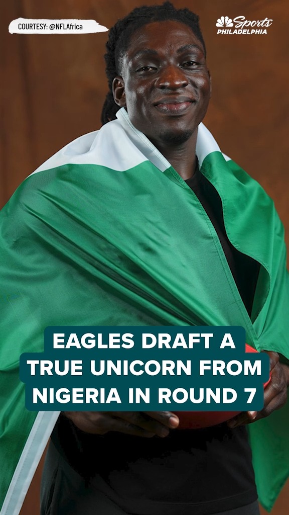 The Eagles drafted an absolute unicorn in Round 7 🦄🦅 Barrett Brooks breaks down what the Birds could be getting in Uar Bernard as part of the International Player Pathway program.