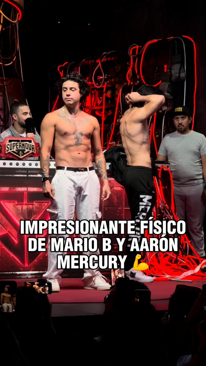 💪🏻 ¡Estoy fuertísimo! La preparación de Mario Bautista y Aaron Mercury se notó en el pesaje 🔥