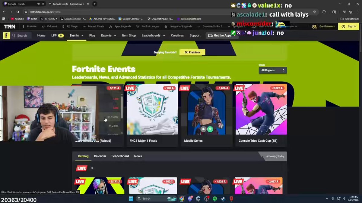 StableRonaldo revealed that he once asked Fortnite staff for his own Icon skin in the game and claimed they said that he needed to fix his PR for 2 years 👀😭