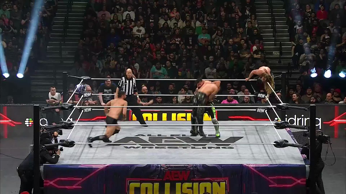 Thanks to YUTA, The Dogs secure the win for their team! Watch #AEWCollision on TNT + HBO Max