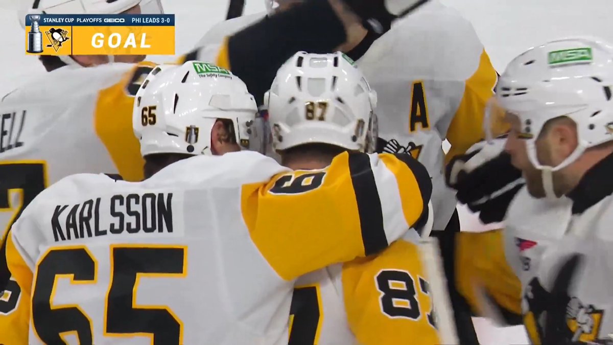 SID! SID! SID! The Pittsburgh Penguins are on the board first! #StanleyCup 📺: NHLonTNT (TBS), Sportsnet, & TVA Sports