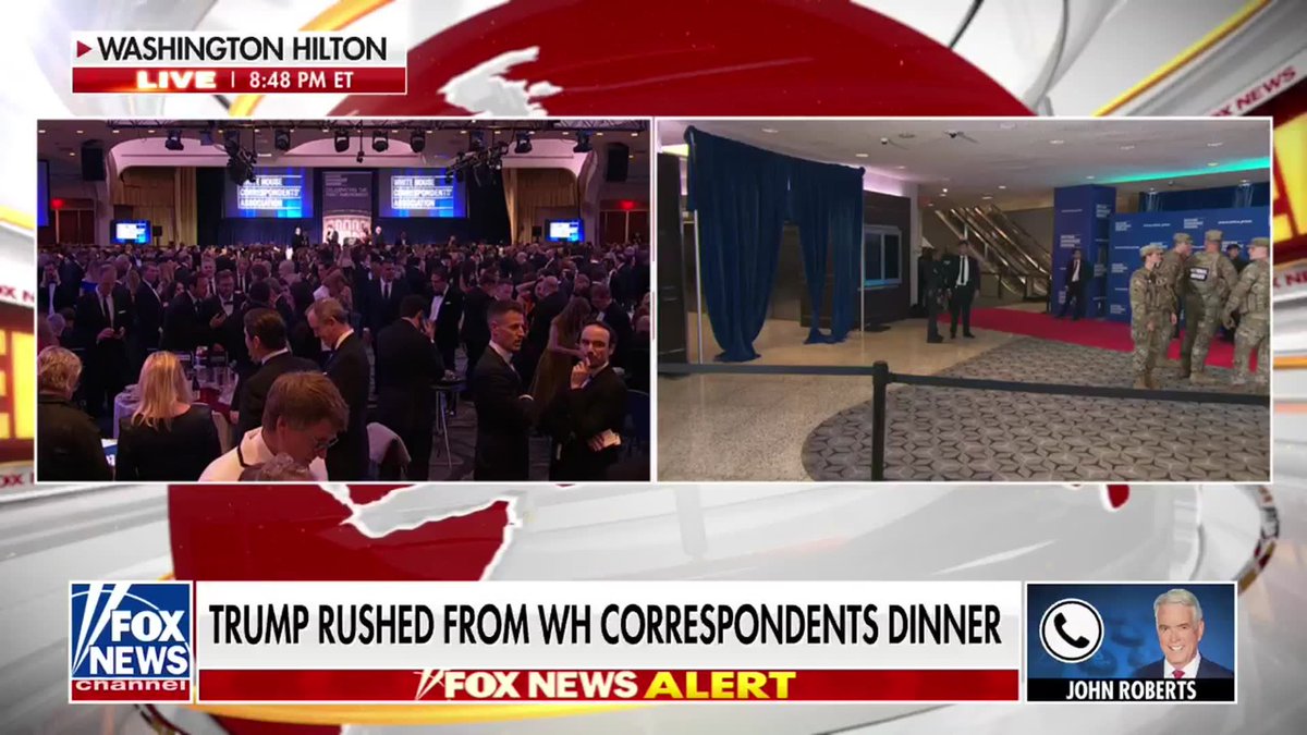 BREAKING: Bret Baier recounts the confusion and panic that followed reports of possible gunfire at the White House Correspondents' Dinner.