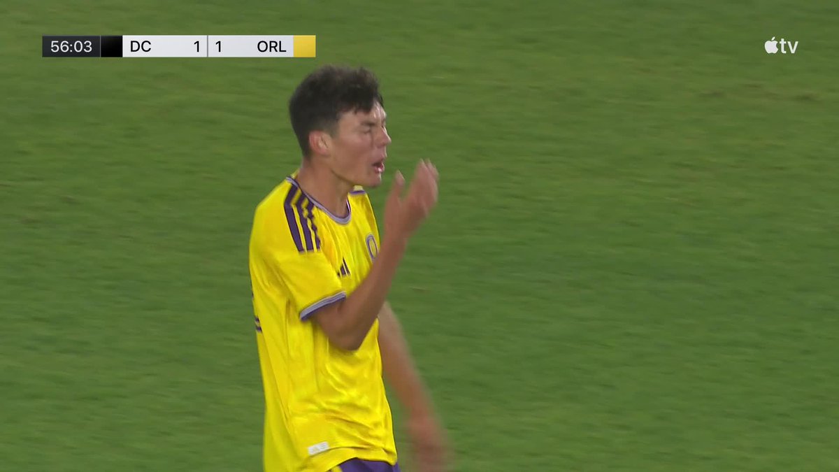 A moment Justin Ellis won't forget 💭 The 18-year-old equalizes for Orlando City SC with his first league goal!
