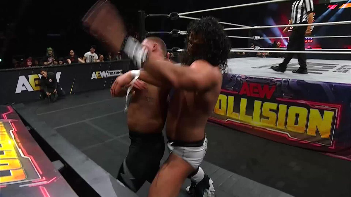 .PRIEST kept goading @RUSHToroBlanco and now he's getting exactly what he asked for! Watch #AEWCollision on TNT + HBO Max