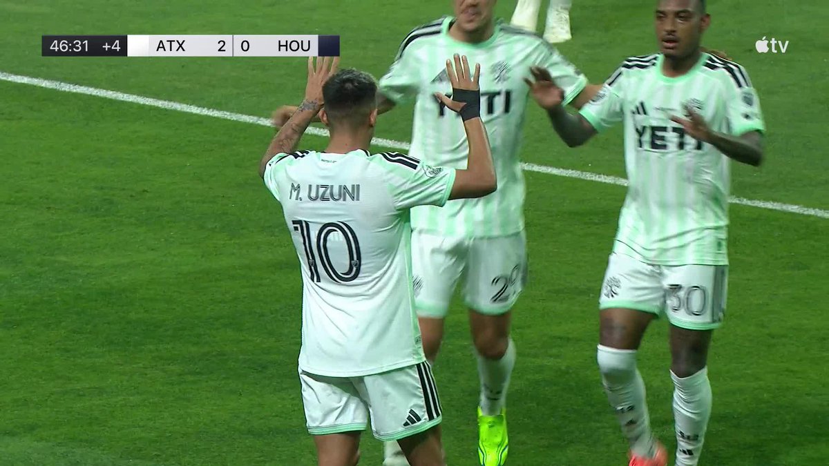 .Austin FC double their lead just before the break!