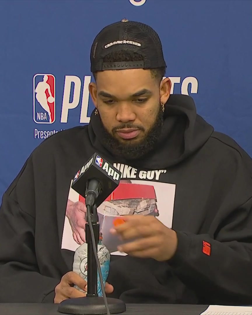 "This Gatorade's still good as hell." - Karl-Anthony Towns
