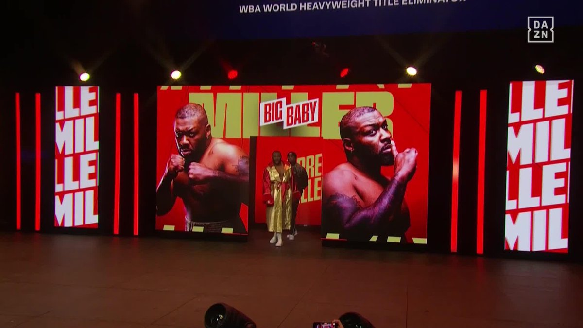JARRELL MILLER WALKS OUT WITH KEVIN GATES 👀 #MillerPero | Live NOW on DAZN ▪️