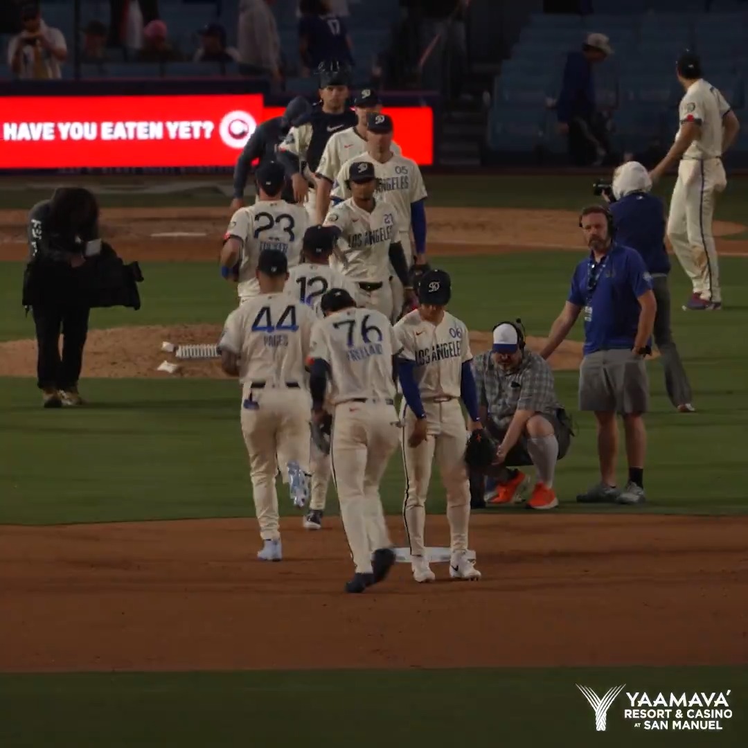 Victory formation! Dodgers x Yaamava' Resort & Casino