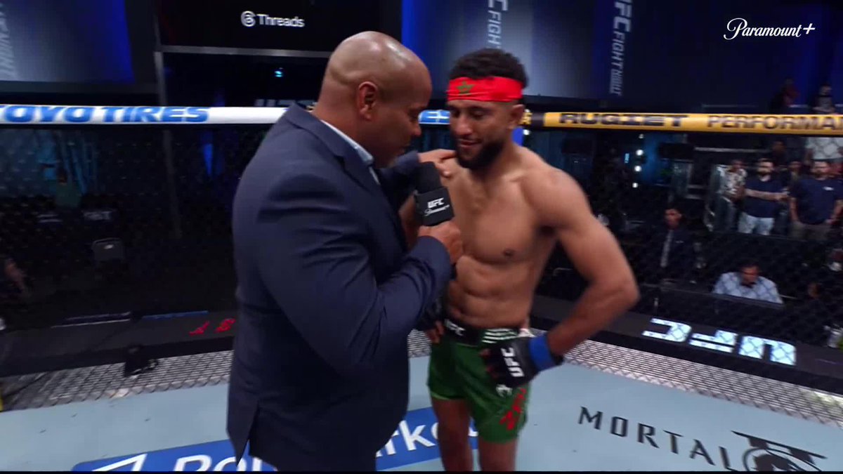"I will come back again. Nobody can hold me down. Nobody can put me down. I'll keep f***ing smiling." Youssef Zalal in good spirits after #UFCVegas116 📺 Paramount+