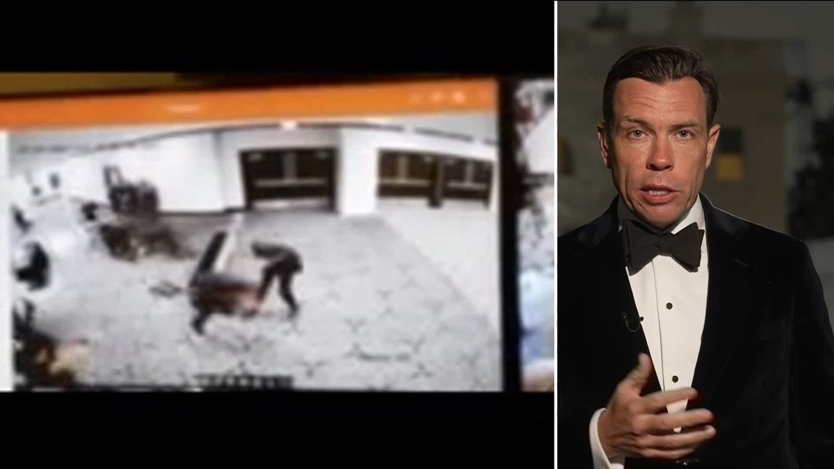 BREAKING: President Trump has posted a video of what appears to be CCTV footage of the alleged gunman entering the White House correspondents' dinner. Mark Stone has the latest live from Washington. Latest updates: