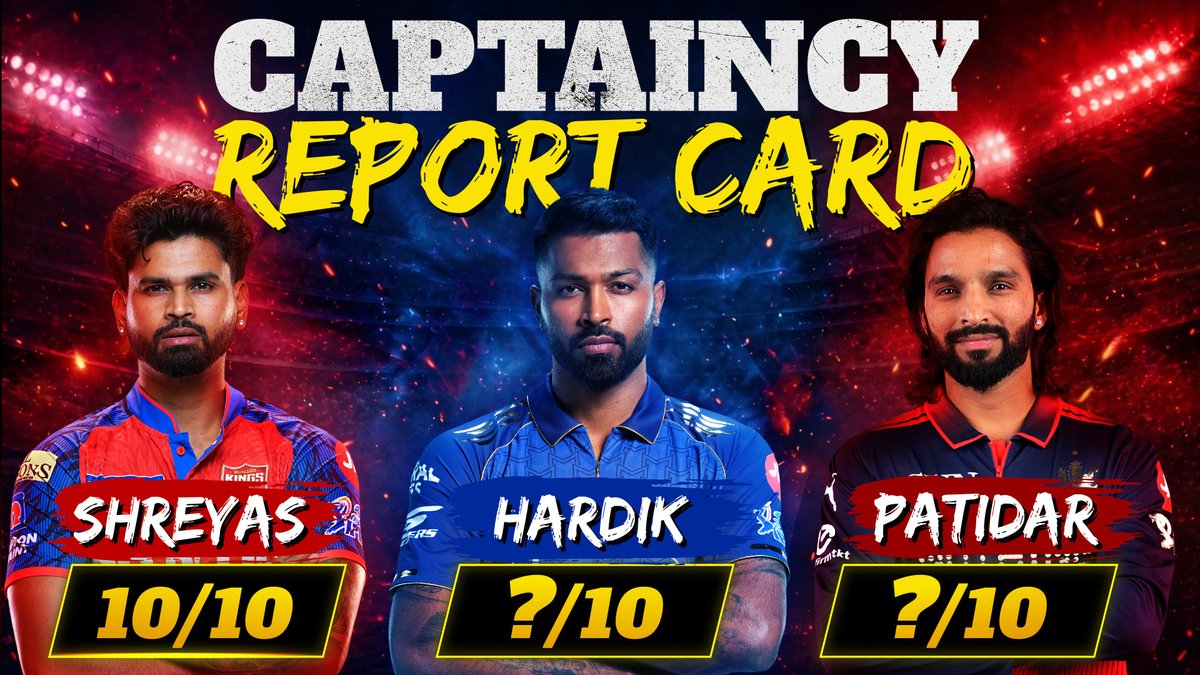 🚨 Captaincy Rating | Mid-Season Shreyas Iyer - 10/10 🔥 Hardik Pandya - 5/10❓ What about Rajat Patidar? 🤔 Virrender Sehwag &amp; zaheer khan rate all the captains, right here #IPL2026 Google India