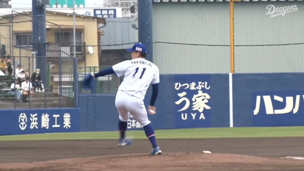 次はどこで投げるのか 中西聖輝 7回無失点投球 ファームでは13イニングス連続無失点 ※映像は1回の奪三振 ⚾️中日×巨人（ファーム） #イージースポーツ #dragons #だったらDAZN