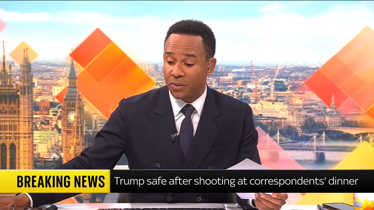 BREAKING: The suspect from the White House correspondents' dinner shooting has been named as 31-year-old Cole Tomas Allen, from Torrance, California. 📺 Sky 501, Virgin 602, Freeview 233