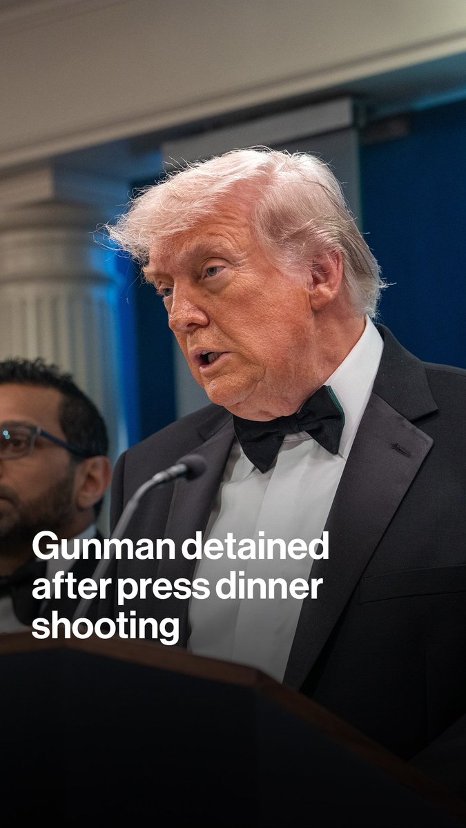 President Donald Trump and Vice President JD Vance were evacuated from the White House Correspondents’ Association dinner in Washington on Saturday after shots were fired at the hotel hosting the event. A suspect is now in custody and being questioned, Trump said. Annmarie Hordern reports: