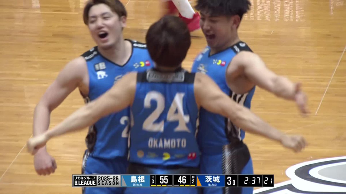 35センチ差をものともしない！ 島根#24 岡本がディフェンスで魅せる❤️‍🔥 岡本 飛竜 Hiryu Okamoto 島根スサノオマジック 📡バスケットLIVEで生配信中 #Bリーグ #りそなグループ