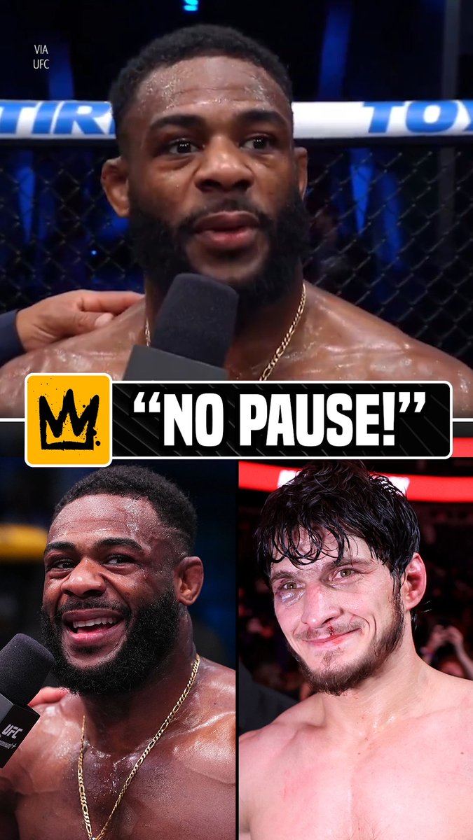 “Movsar I’m coming for that ass next. Volkanovski you know I’m coming for that ass.” Aljo meant every word he said 😅 #UFCVegas116