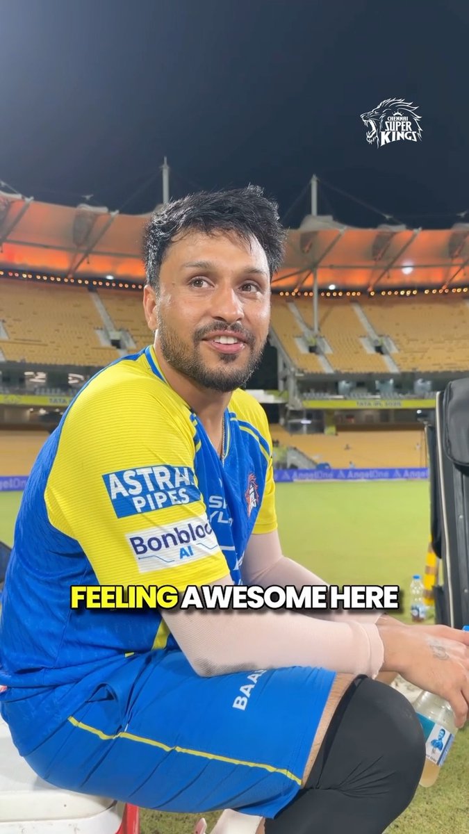 Day 1 as Super Kings at Anbuden 💛🦁 #WhistlePodu #CSKvGT