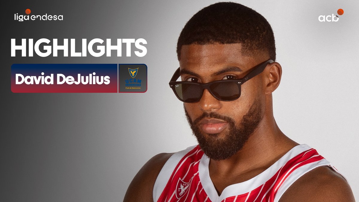 ¿Otra exhibición de David DeJulius? OTRA EXHIBICIÓN DE DAVID DEJULIUS 😎 El base de UCAM Murcia continúa de dulce y terminó con 23 puntos, 7 asistencias y 28 de valoración en la victoria ante La Laguna Tenerife La Laguna Tenerife 🔥 💥 David DeJulius | #LigaEndesa
