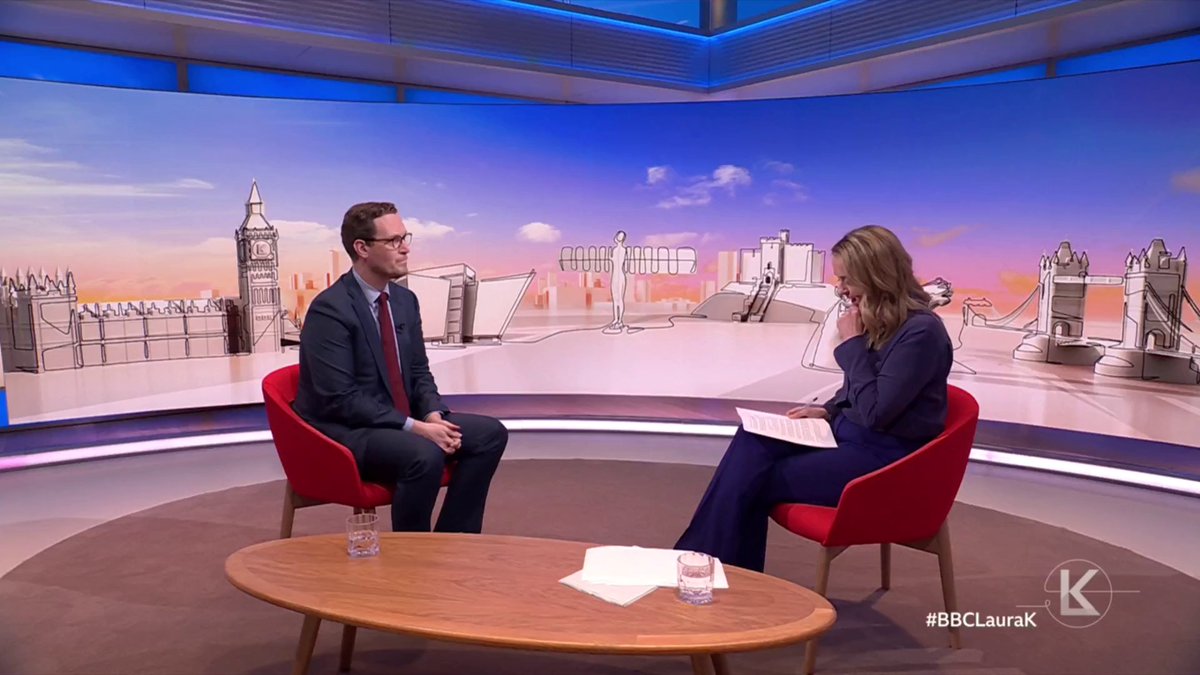 “The King and the president have a very warm relationship” Senior minister Darren Jones discusses the state visit to the US and says “further discussions will be taking place today” about the King’s security after the shooting in Washington #BBCLauraK