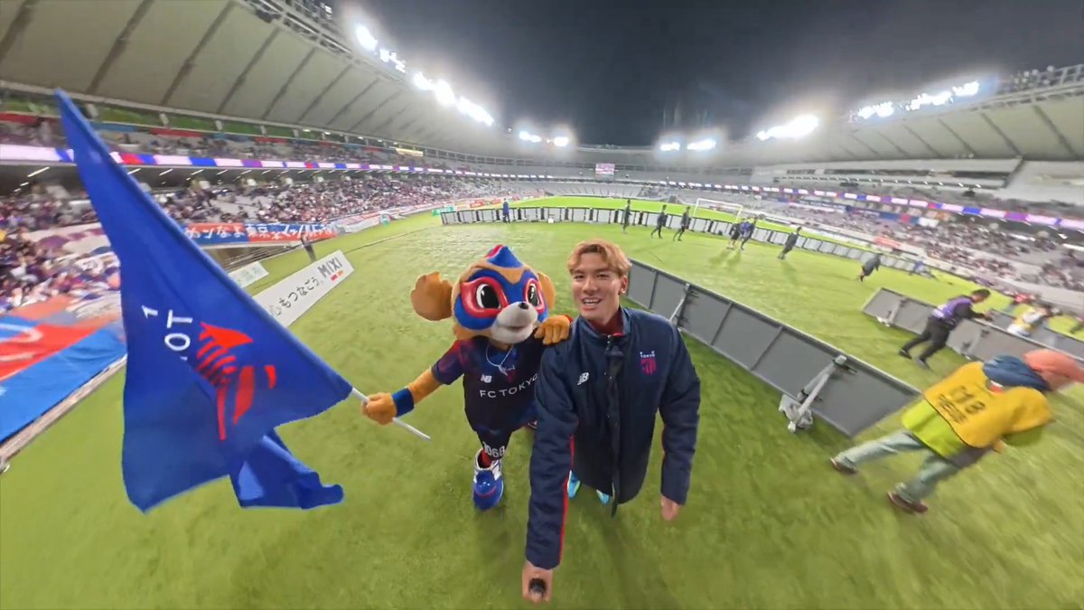 🔵#東京ドロンパ 広報の勝利後味スタ大冒険!!😼👍🔴 #fctokyo #tokyo