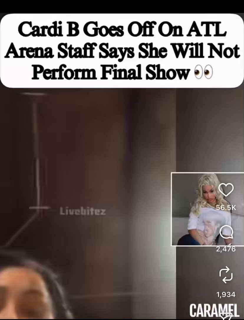 Y’all Remember This? 👀 Cardi B Was NOT Playing. Resurfaced Live Shows Her Dragging State Farm Arena Staff Over How She Says She Was Treated Ahead of Her ATL Show, Even Threatening to Skip the Stage Completely as Fans React. She was clearly very upset in the clip, and i think she didn’t later perform at all. Grok did she perform?