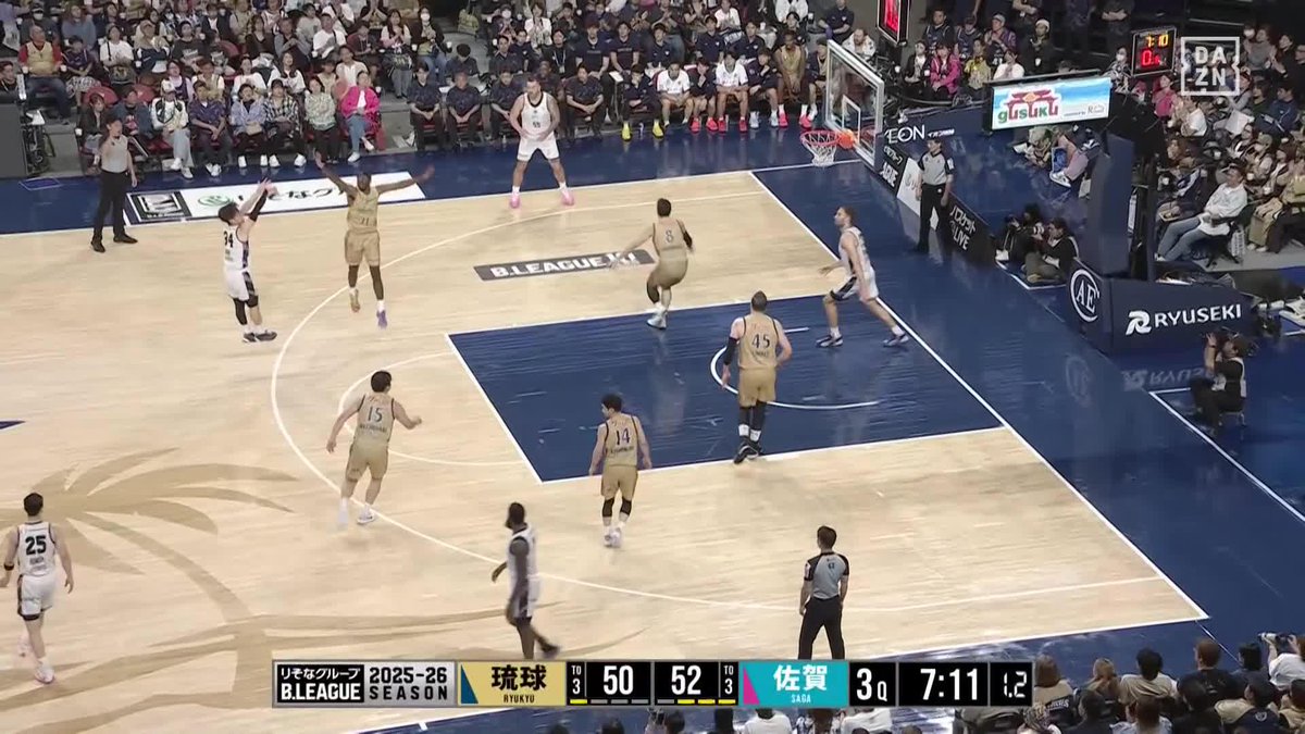 キャプテンの一撃🔥 ガルシアがボールをつなぎ 井上諒汰が沈める💫 🏆B1第35節 🆚琉球×佐賀 📺#DAZN LIVE配信中 #Bリーグ #だったらDAZN #りそなグループ 【公式】佐賀バルーナーズ 🏀
