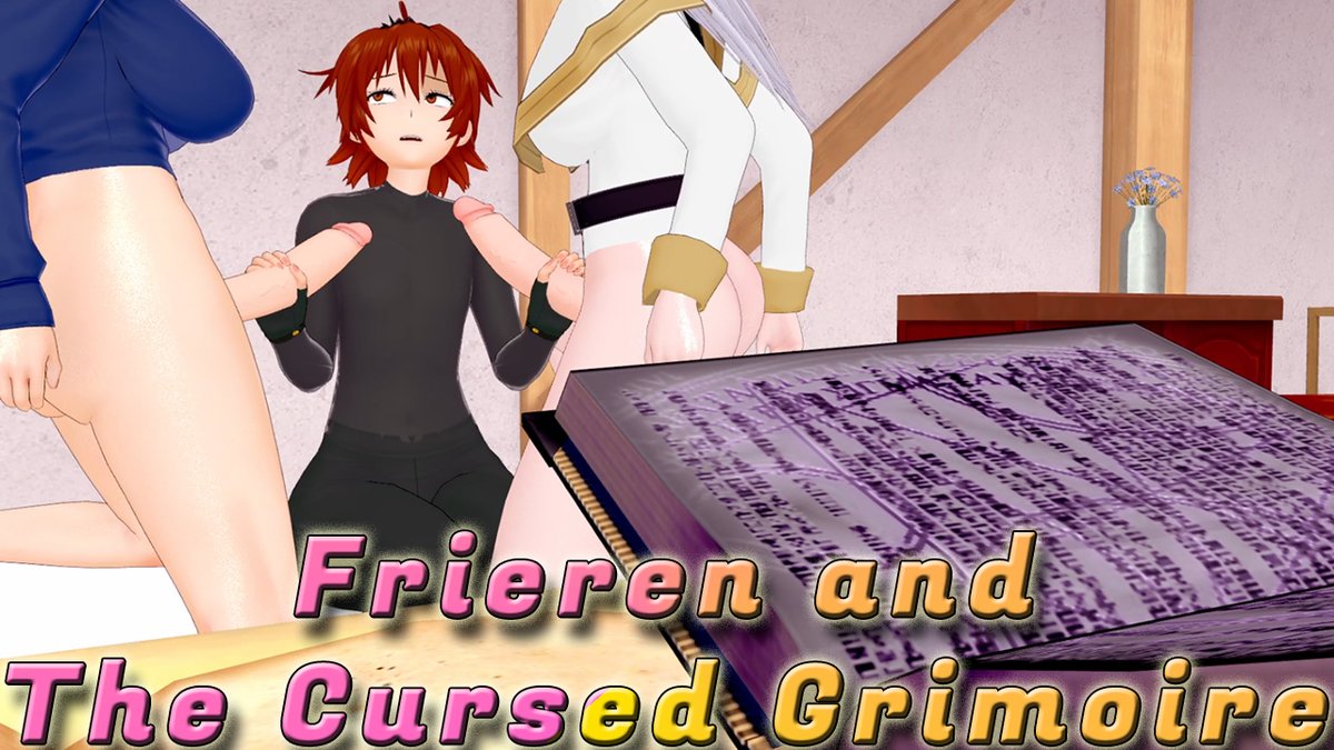 Frieren and the Cursed Grimoire! [RatedF4Futa] Frieren: Frieren succubi grimoire futadom on femboy Stark + Fern spitroast anal creampie moaning VA heat 14:16 fire! 🍑🍆💦🔥🥵 Full uncut here 👇 #Rule34 #Frieren #Fern #Stark #Futanari #NSFW #RatedF4Futa
