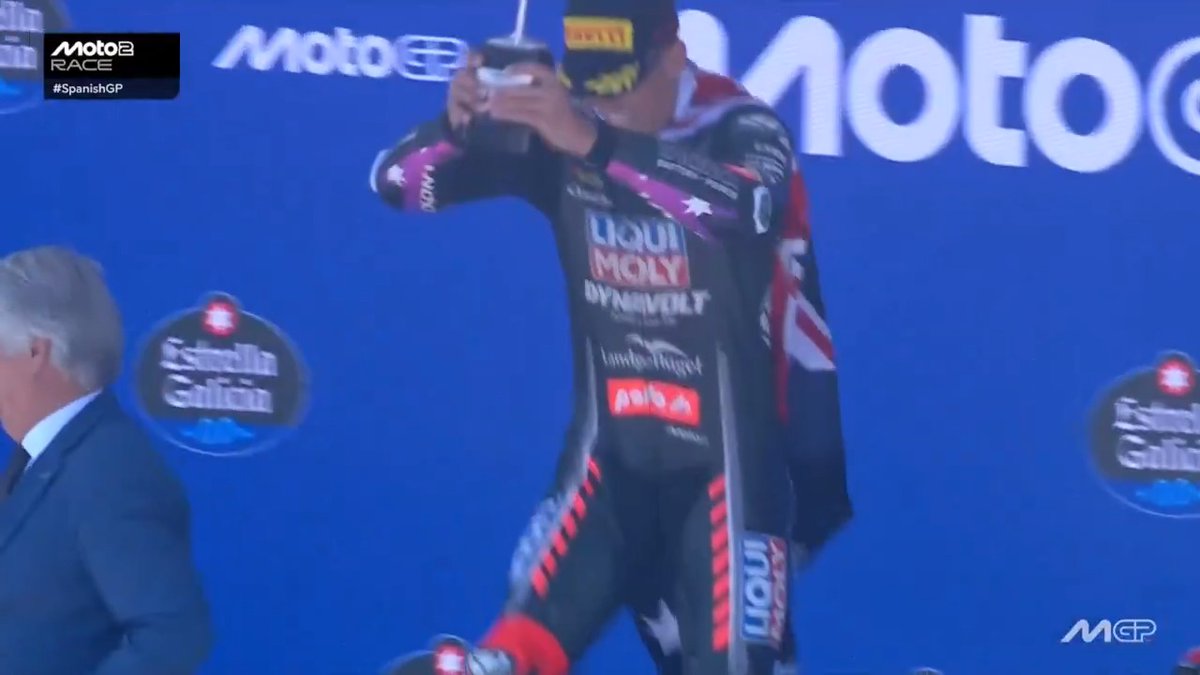 The winning trophy goes to Australia 🏆🇦🇺 #SpanishGP 🇪🇸