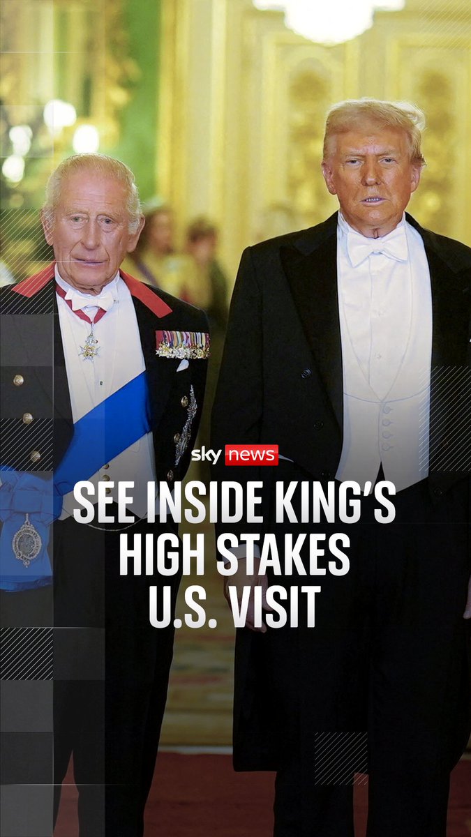 The British embassy in the heart of Washington DC recently underwent a £100m refurbishment and is preparing for the visit of King Charles III and Queen Camilla. The King and Queen are due in Washington on Monday for the seventh state visit by a British monarch. Sky's Mark Stone reports. 🔗