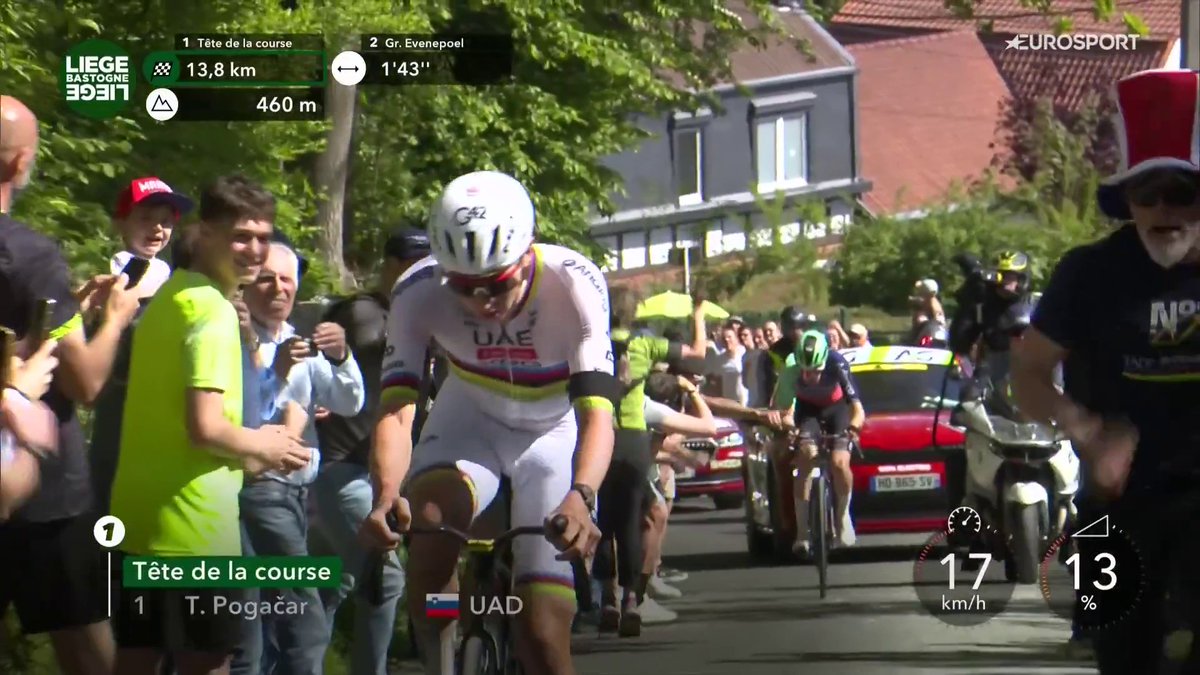 CON POGACAR NUNCA SE ACABA LO PEOR. El campeón del mundo revienta a Paul Seixas en la Roca de los Halcones y se va a por una nueva victoria. #LBL