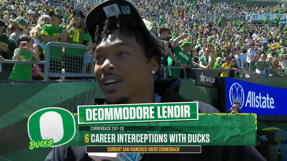 Spring Game crowd reaction to Malik Benson being drafted.