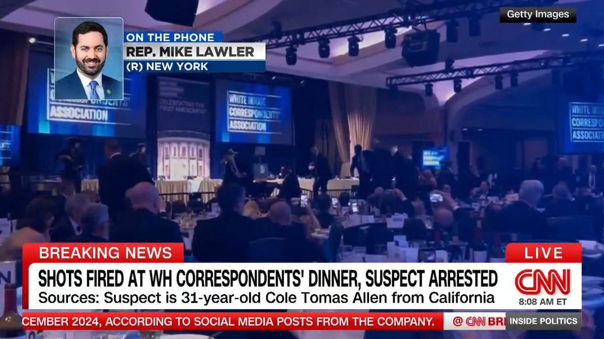 “Having attended a lot of events - and certainly having attended events with the president and cabinet - (security was) woefully insufficient when you’re talking about that many people getting into a room of that size," Rep. Lawler (R-NY) tells Manu Raju about the WHCD.