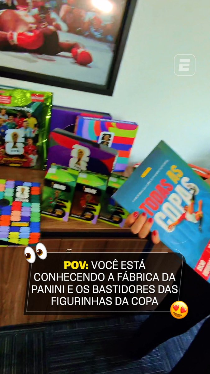ESPN conhecendo a fábrica da Panini, responsável pelo álbum de figurinhas da Copa. 🎥 ESPN Brasil