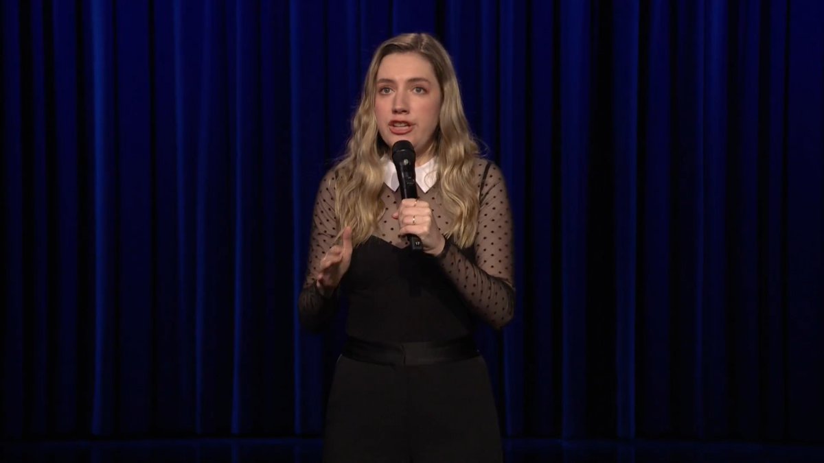 Isabel Hagen had an epiphany after being subjected to a “non-consensual magic trick” 😭 #FallonTonight #StandUp
