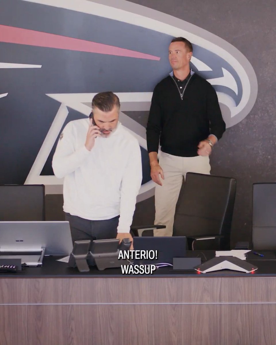 Wait for the reaction when Matt Ryan gets on the phone. This stuff is so good. I can't get enough. Atlanta Falcons