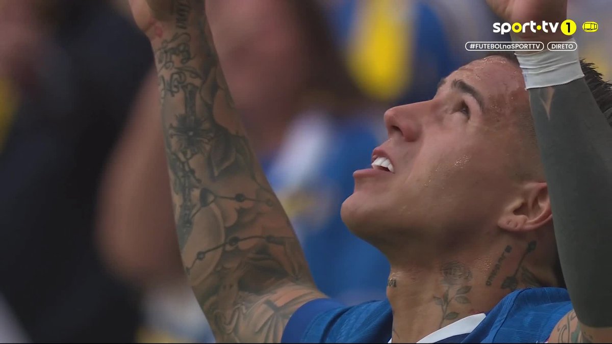 That can't be ex Leicester City James Justin losing his man in the box for a free header can it?