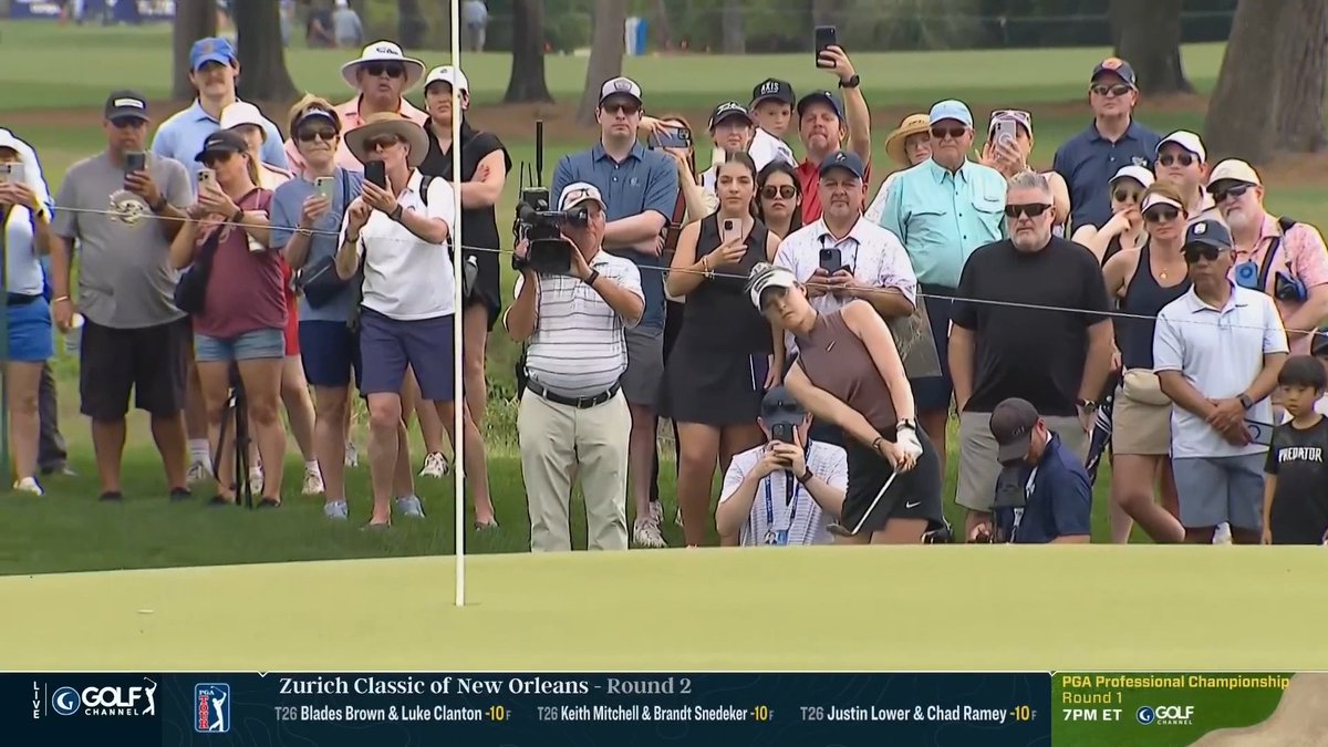 Nelly Korda gets up-and-down for an opening birdie to jumpstart her major Sunday 🫡 📺 Golf Central Pregame look-in