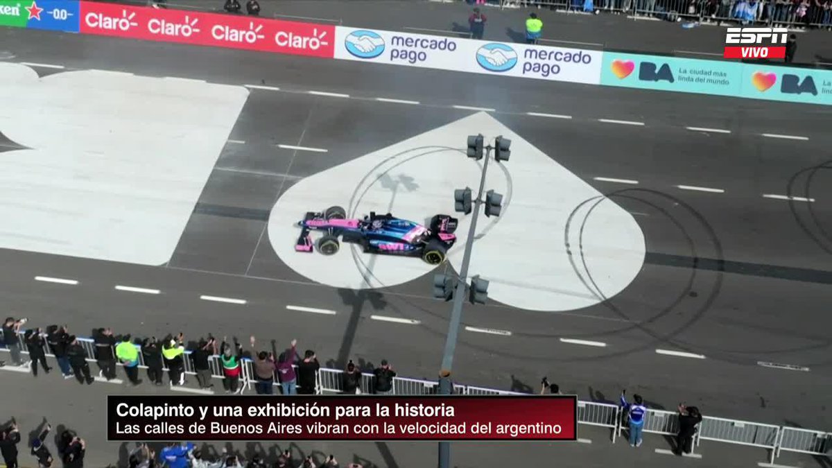 El mundo: "Un F1 no puede dibujar corazones" Franco: "Mirá y aprendé" 😎
